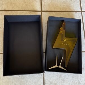 Tesla Tequila Limited Edition Empty Bottle Decanter Rare Collectible